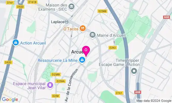 Localisation Jeanne Lavier