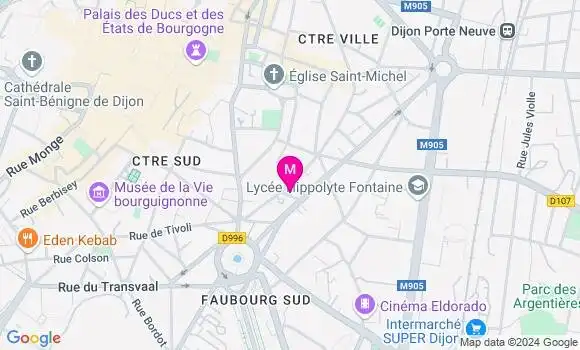 Localisation Camille Chanaron