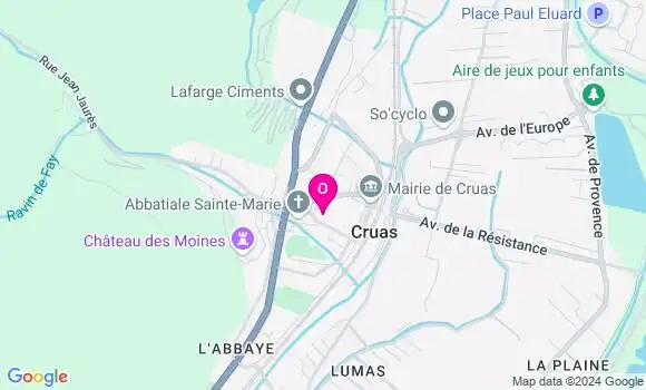 Localisation Caroline Chazal