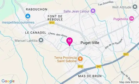Localisation Perrine Moreno