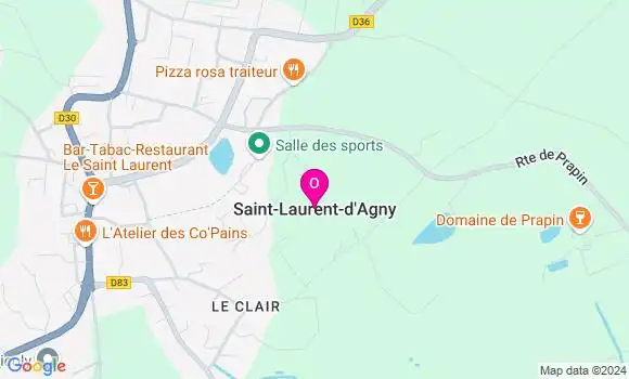 Localisation Cloé Delor