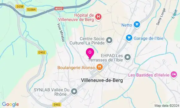 Localisation Pauline Aulagner