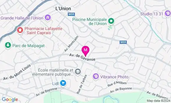 Localisation Ines Ladaviere