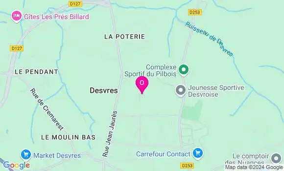 Localisation Fanny Lachere