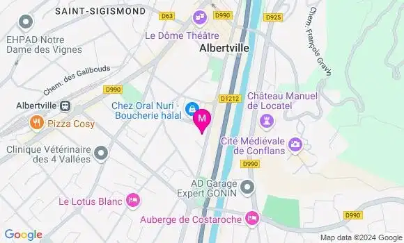 Localisation Virginie Vibert