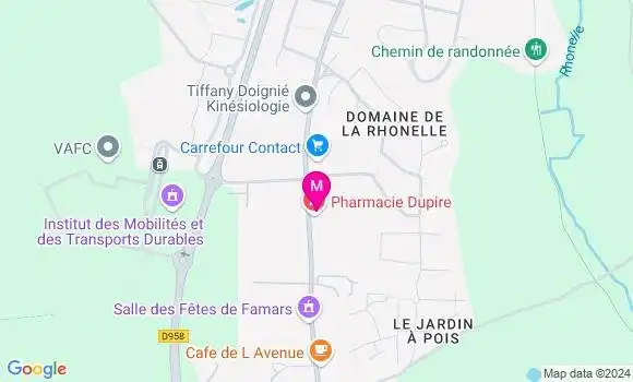 Localisation Fanny Dupire