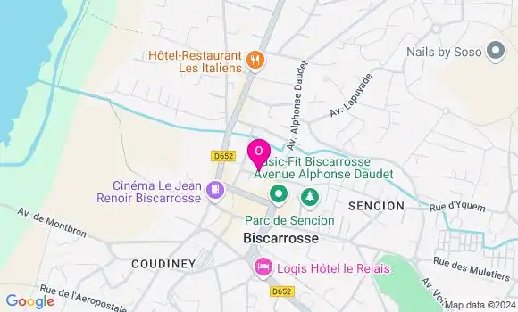 Localisation Justine Pedrono