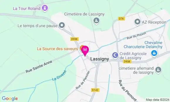 Localisation Justine Thuillier