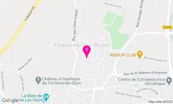 Localisation Anne Charlotte Monsaingeon