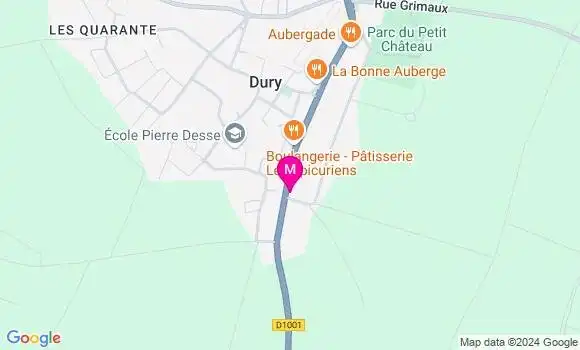Localisation Marie Duquesne Guaquiere