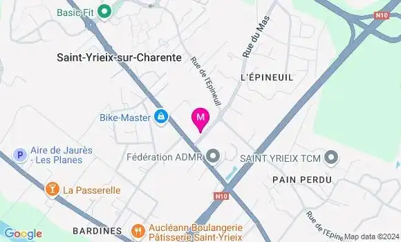 Localisation Odile Carriere