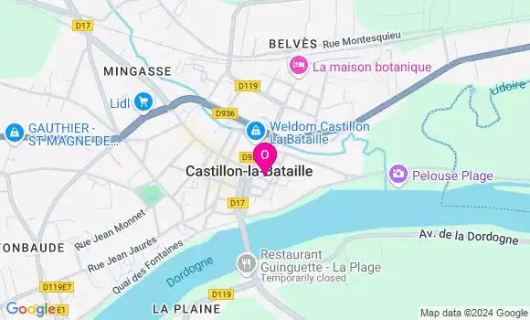 Localisation Eva Lormont