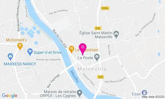 Localisation Jean Yves Sausey