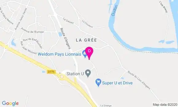Localisation Madeline Buon Guillaudeau