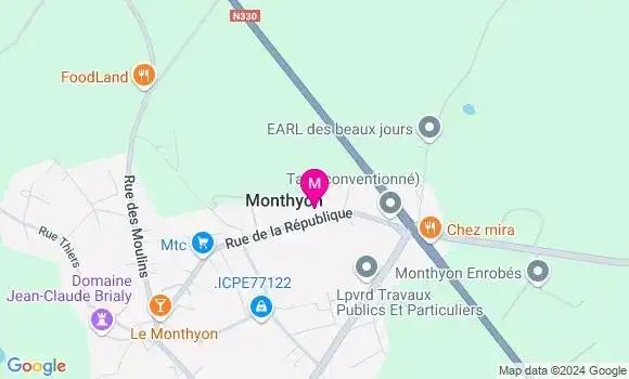 Localisation Clelia Courtois
