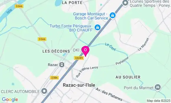 Localisation Justine Pradeau Gratadour