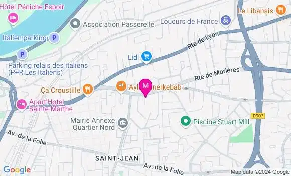 Localisation Laure Pradelle