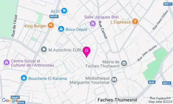 Localisation Nathalie Blanchard