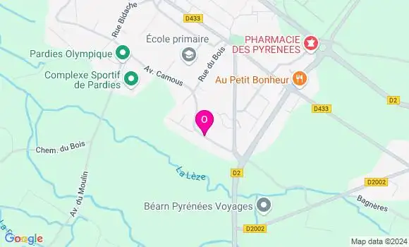 Localisation Myriam Bordes