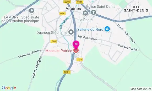 Localisation Ingrid Steux