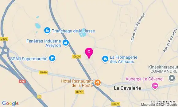 Localisation Roxane Forestier