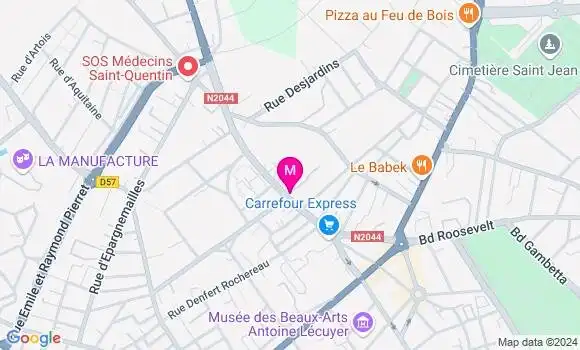 Localisation Louise Lacave