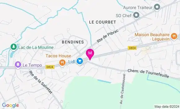 Localisation Pauline Labat