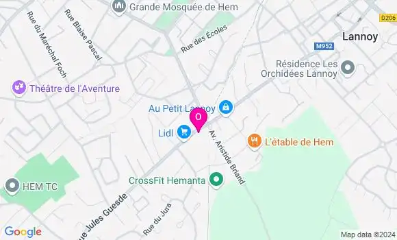 Localisation Camille Hornain
