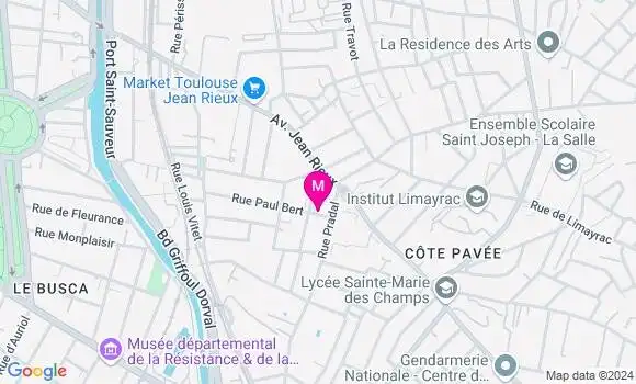 Localisation Emmylou Pujol Soulet
