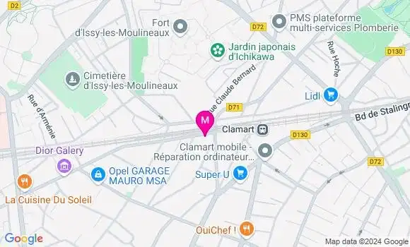 Localisation Raphaelle Romano