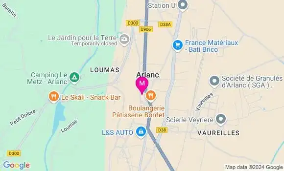 Localisation Christine Bethe Sauvade