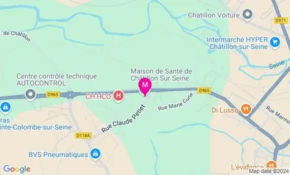 Localisation Caroline Chaillard