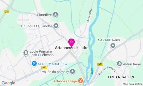 Localisation Coralie Plasse