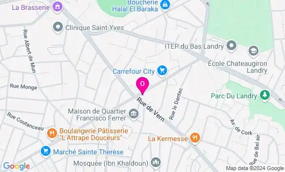 Localisation Annick De Saint Louvent
