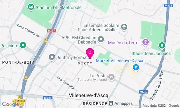 Localisation Manon Chatellier