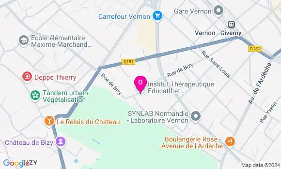 Localisation Christine Aubry