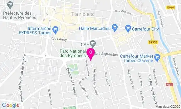 Localisation Christine Duprat Casteran