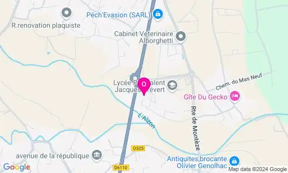 Localisation Coralie Nardo
