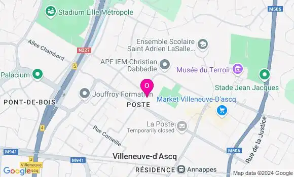 Localisation Laure Delesalle