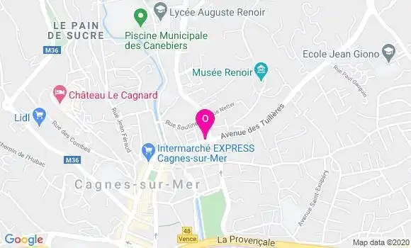Localisation Emilie Montard
