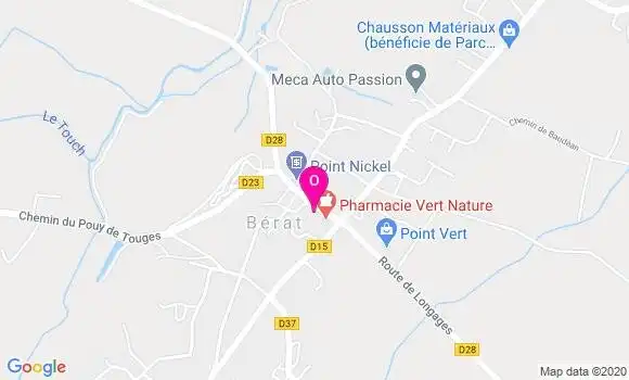 Localisation Sabine Bacon