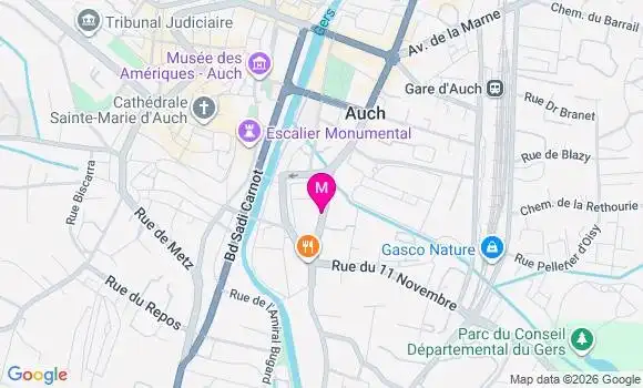 Localisation Amelie Dausque