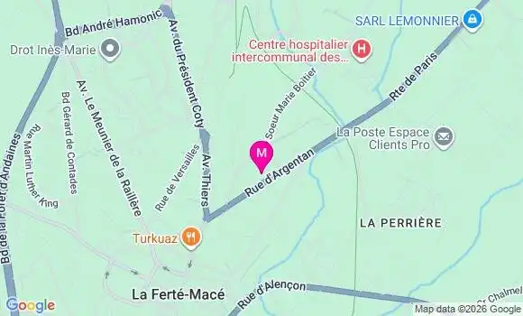 Localisation Chantal Testud Houel