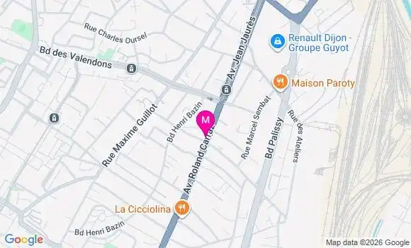 Localisation Nina Tourdot Fuentes