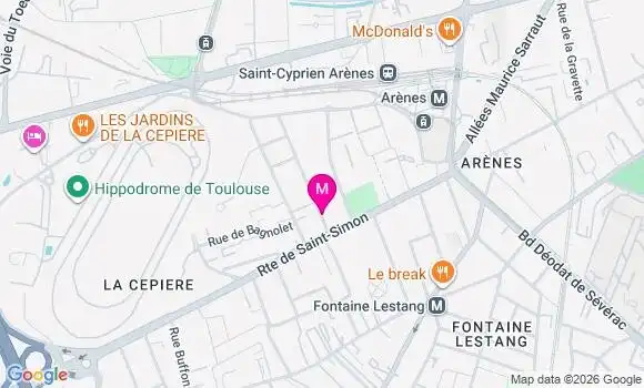 Localisation Manon Brandissou