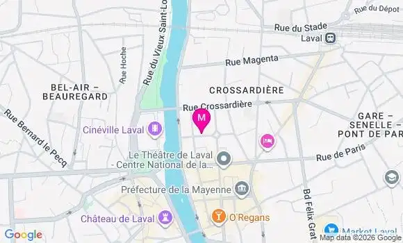 Localisation Astrid Mercier
