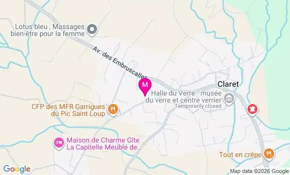 Localisation Jennifer Gasparoux