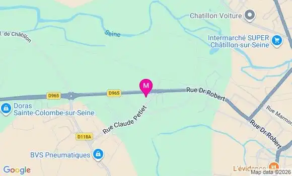 Localisation Manon Chardon