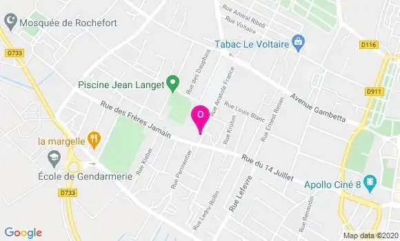 Localisation Martine Joussemet