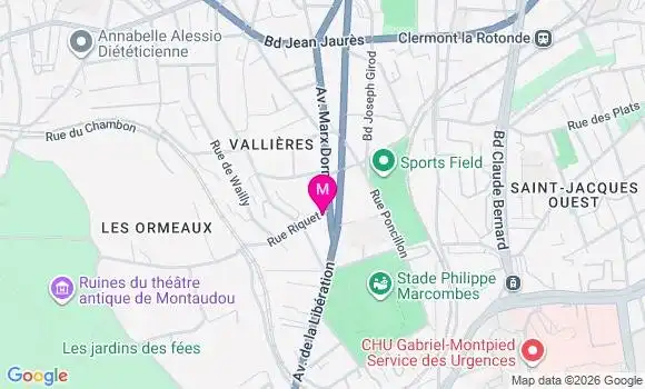 Localisation Clémentine Ferrière